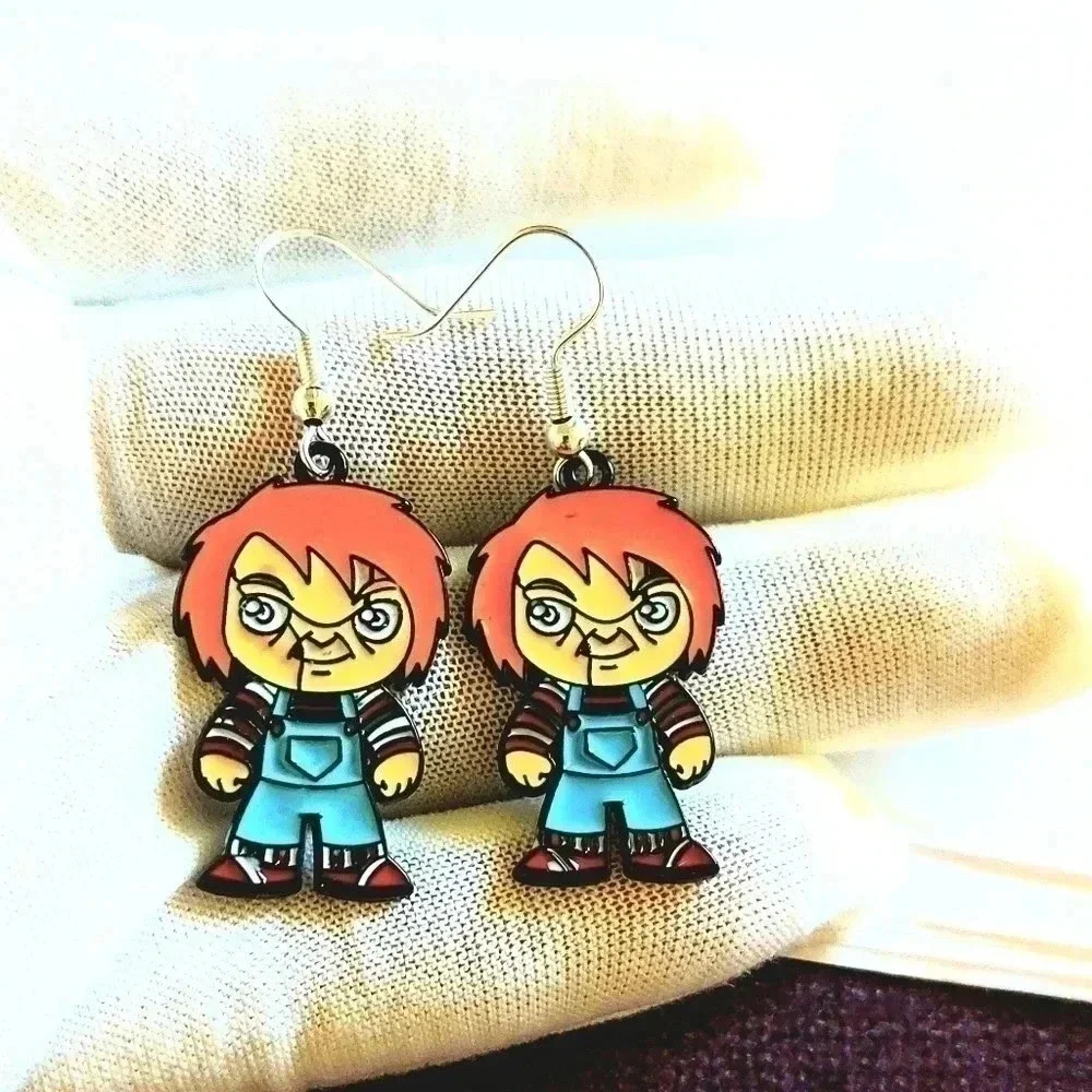 Halloween Series Killers Horror earring chucky